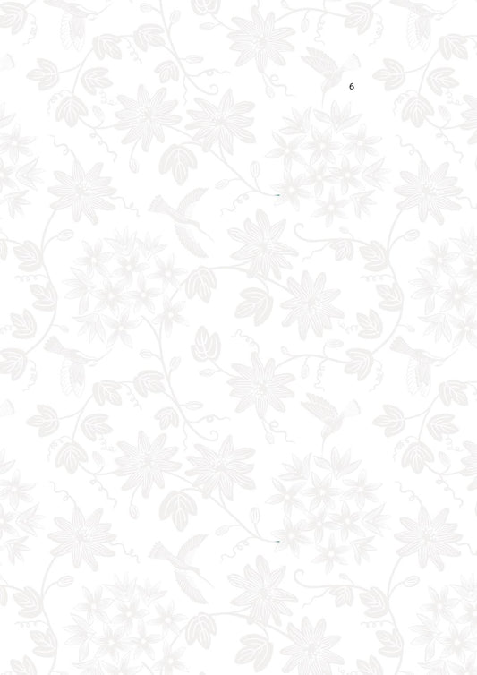 Tiny Tonal - Hummingbird White On White - TT17.1