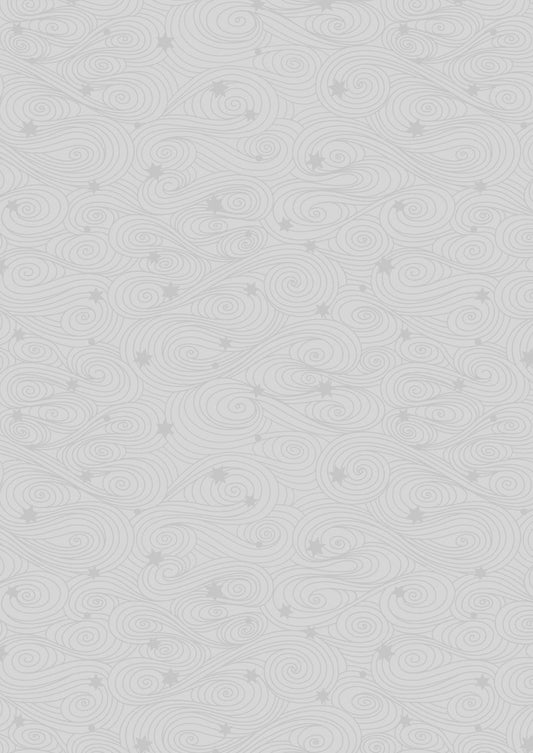 Tiny Tonal - Starry Swirls Grey On Grey - TT15.3