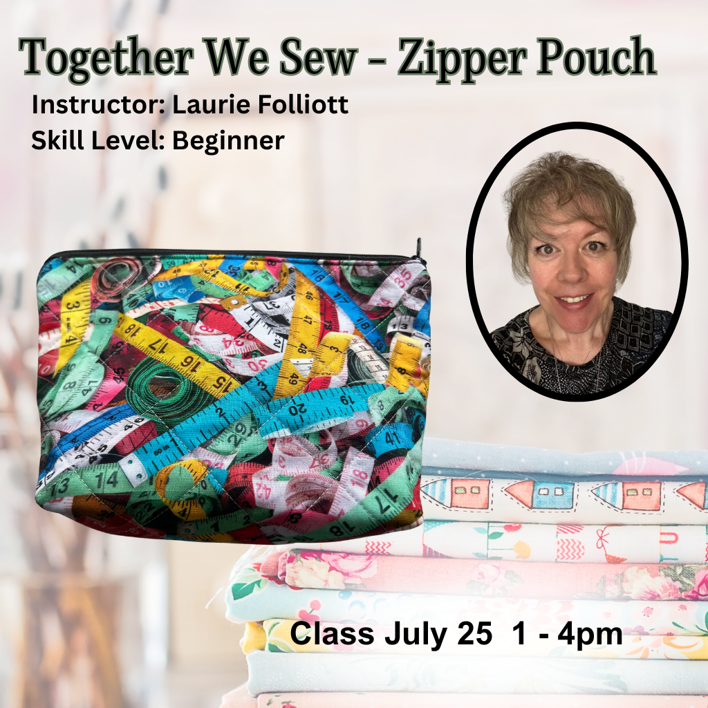 Together We Sew - Zipper Pouch