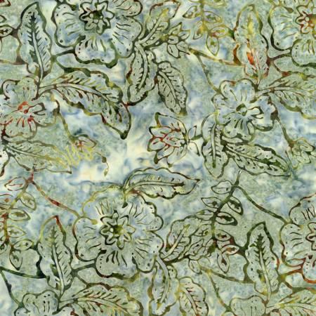 Tonga Forest Floor Batik - Jungle Bloom - B8401-Stem