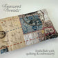 Treasured Threadz® Collage Fabric Panel - Around the World # ABTT204