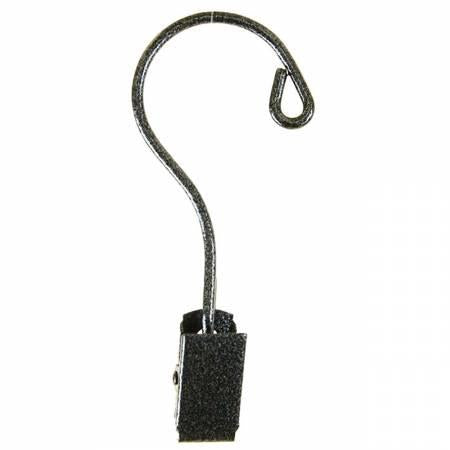 Tree Ornament Hook with Clip Charcoal # 33562A - Pack of 6