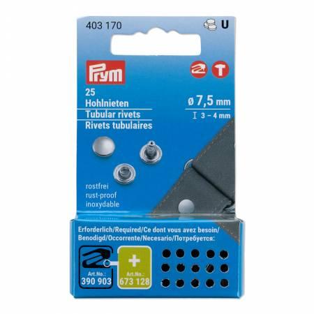 Tubular Rivets 7.5mm 25pc # 403170