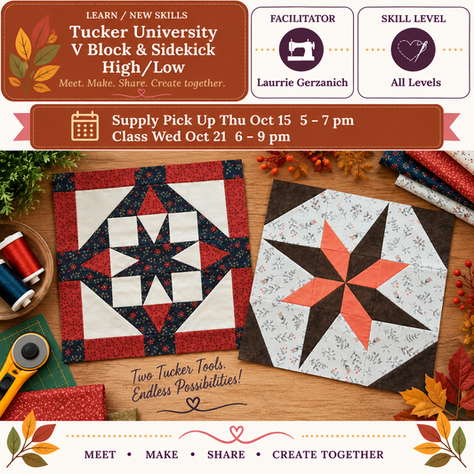 Tucker University - V Block & Sidekick High/Low - Starts Thu Oct 15 @5pm