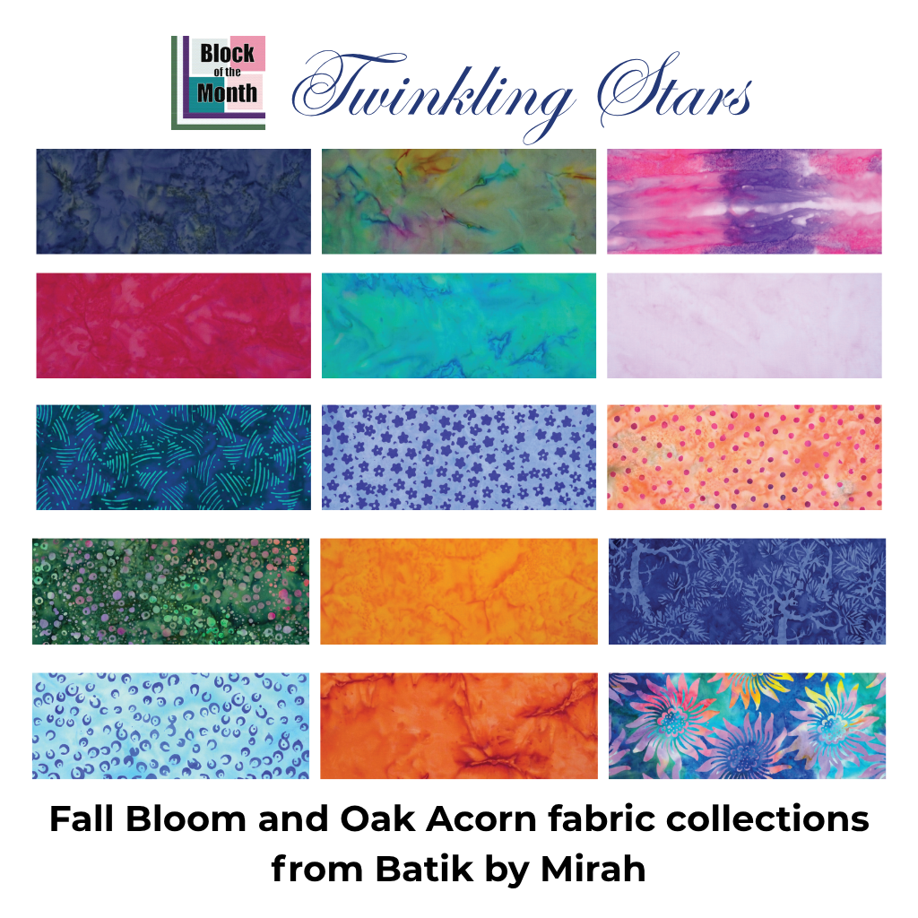 Twinkling Stars Block of the Month - Full Kit Purchase