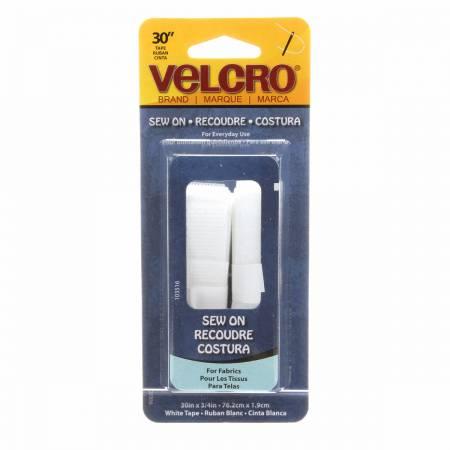VELCRO® Brand Fastener Regular Duty Strip White 3/4in x 30in # 90030V