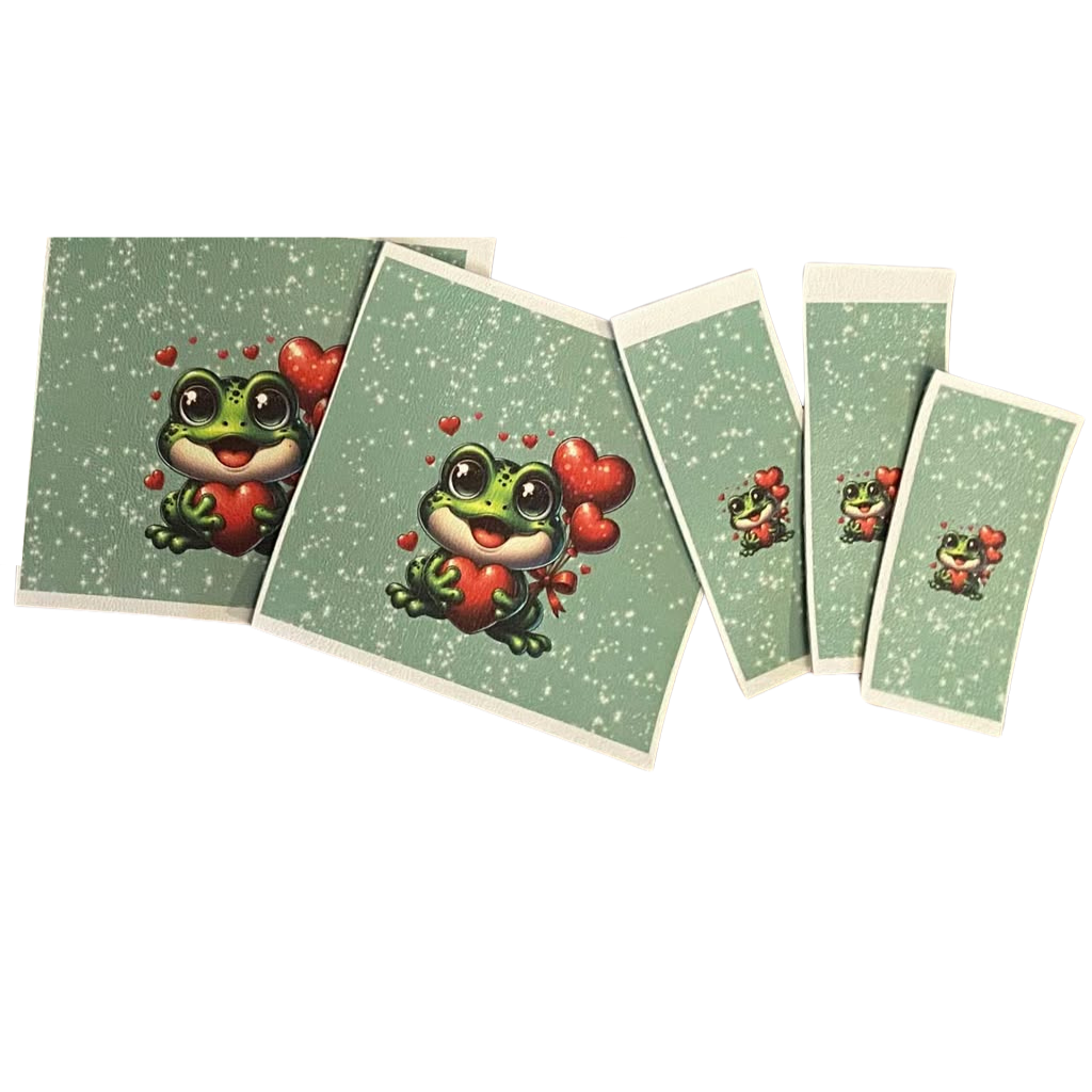 Valentine Animals - Froggy -  Gift Card & Chapstick