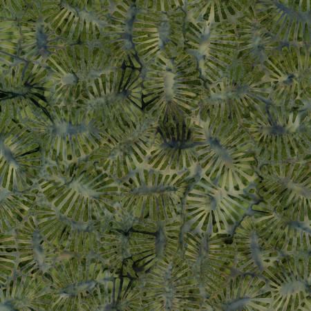 Venus Spiky Leaf Ovals Batik # B1203-VENUS