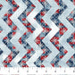 Village Folk Flannel - Chevron - Blue Multi - F28827-44