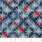 Village Folk Flannel - Snowflake Grid - Light Blue Multi - F28826-42