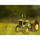 Vintage Green Tractor Panel 19.8in x 14.7in # FAR-003