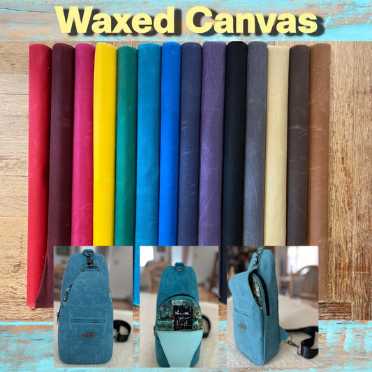 Waxed Canvas - Purple - 18in x 56in