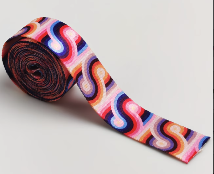 Webbing - Rainbow Curves - 1.5inch