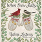 When Snow Falls Panel - Snowy White - 56178-11