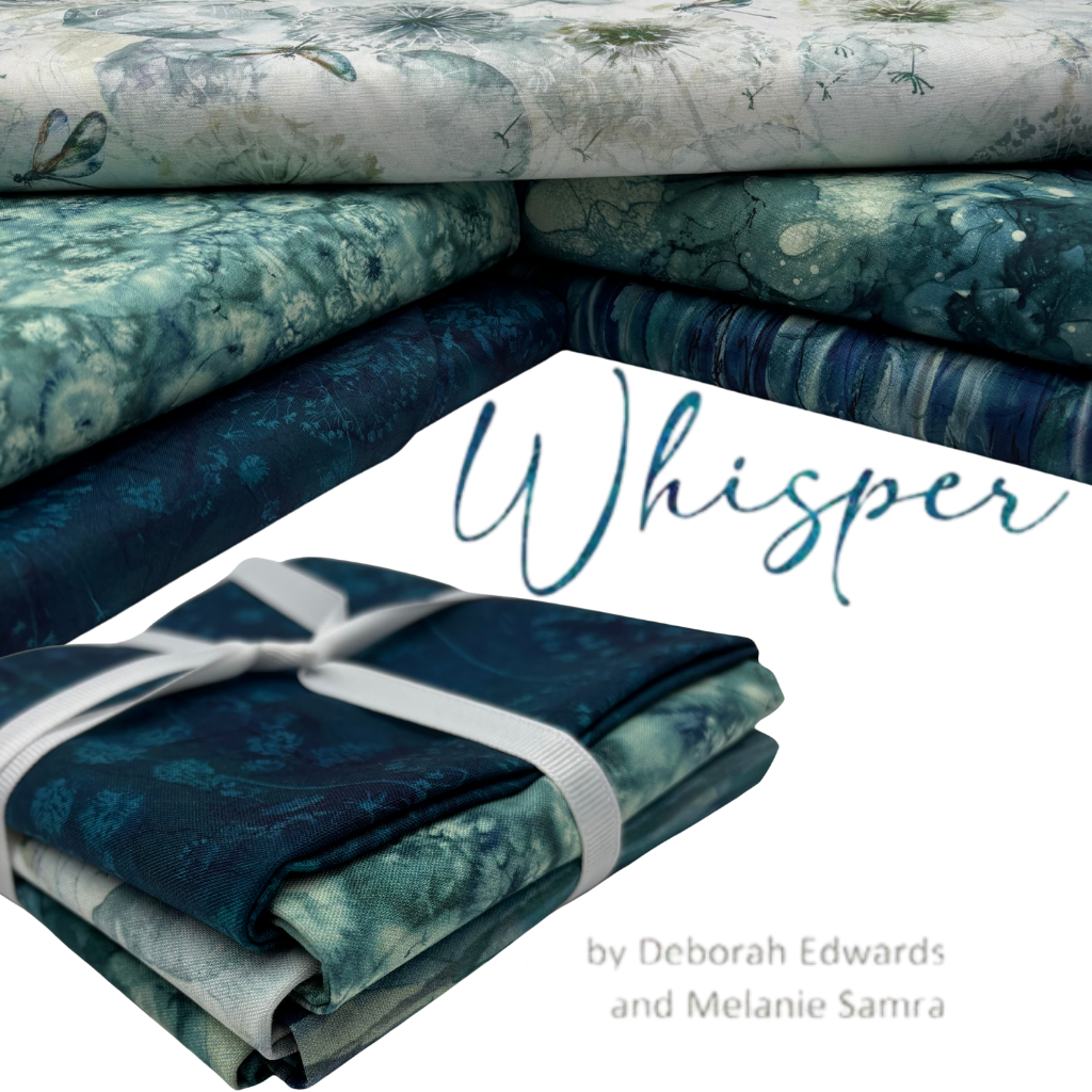 Whisper Fat Quarter Bundle - Dark Green - 5 Pack