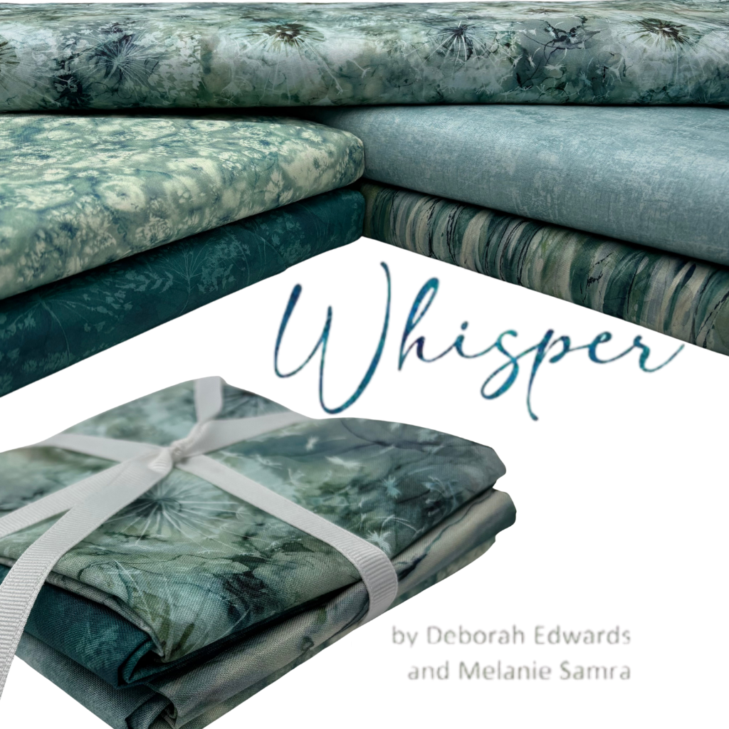 Whisper Fat Quarter Bundle - Light Green - 5 Pack