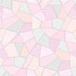 White/Pink Patchwork Quilt Flannel # F11310M-WP
