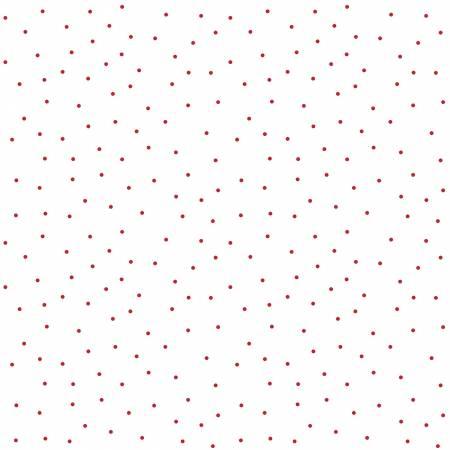 White/Red Tiny Dots # 8210M-WR