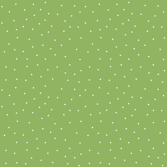 Kimberbell Basic - Green/White - Tiny Dots - 8210-GW