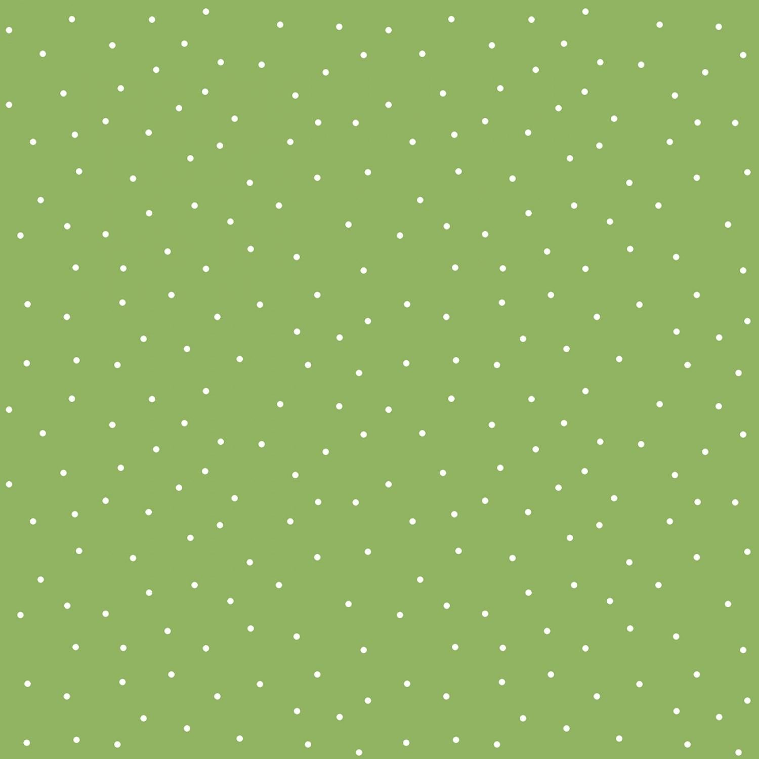 Kimberbell Basic - Green/White - Tiny Dots - 8210-GW