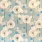White Dandelions Printed Vinyl - 12in x 53in