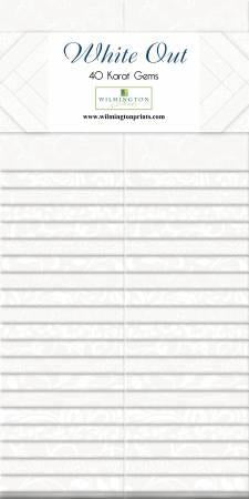 White Out 2.5"Strips 40 pcs - Q842-12-842