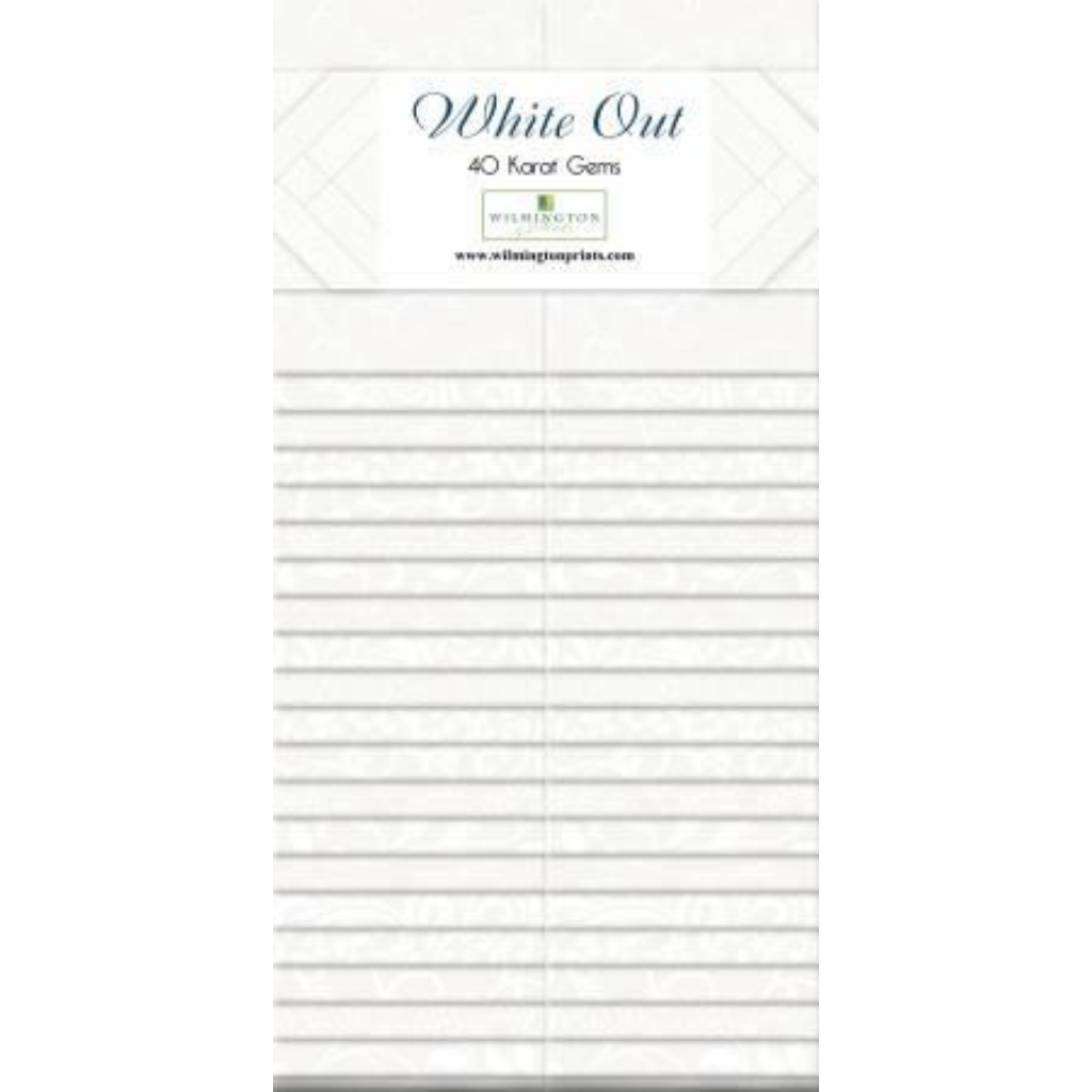 White Out 2.5"Strips 40 pcs - Q842-12-842