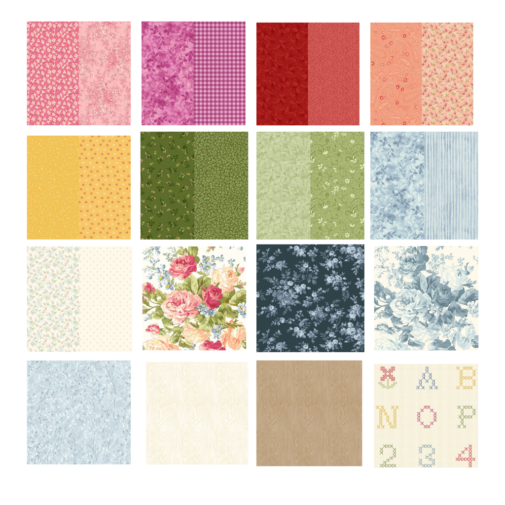 Wild Flower Retreat Block of the Month - Fat Eighths Insurance Bundle - Pre-Order
