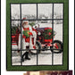 Window Pane Panel Quilt - Printed Pattern