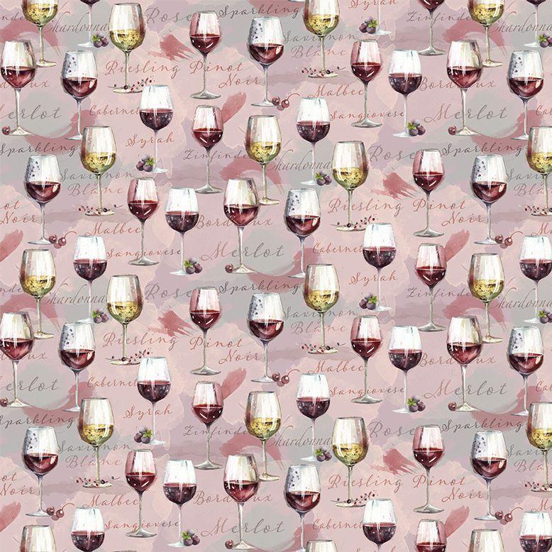 Wine Tasting - Wine Glasses - CD4176 Rose