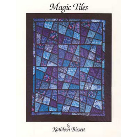 Winter Blue Magic Tiles Flannel Quilt Kit