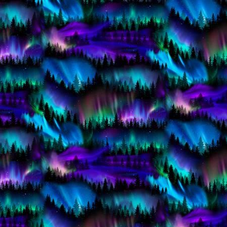 Winter Light - Tree & Aurora Borealis - CD2677-Multi