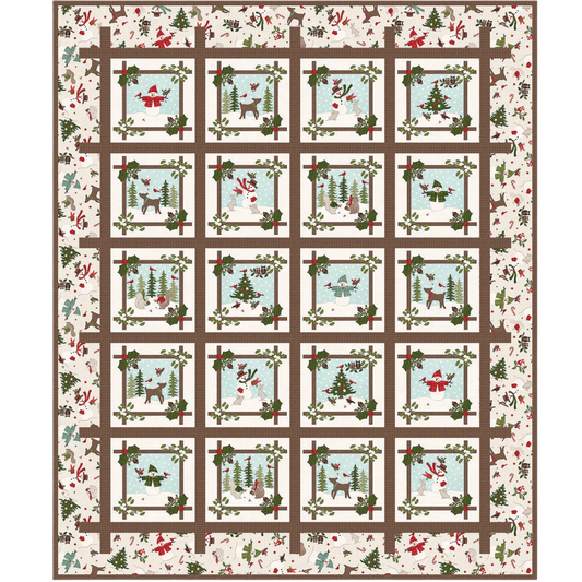 Winter Windows Lap Quilt Kit