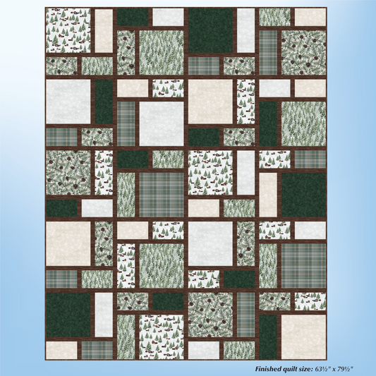 Winter Wonderland Shadowbox Quilt Kit