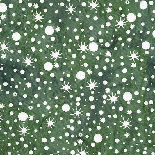 Wonderous Batik - Dots & Stars - Frog - 722104531