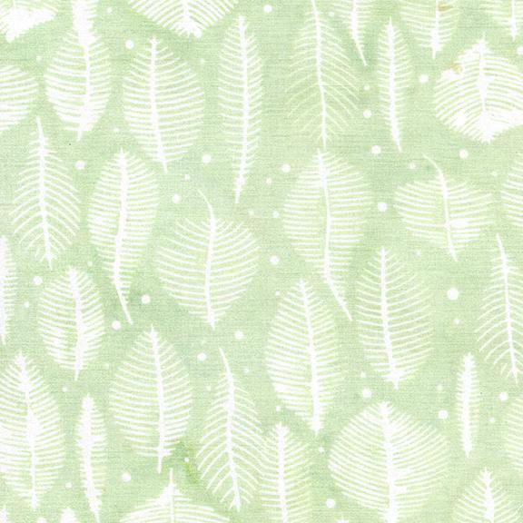Wonderous Batiks - Leaves - Mint - 722101602