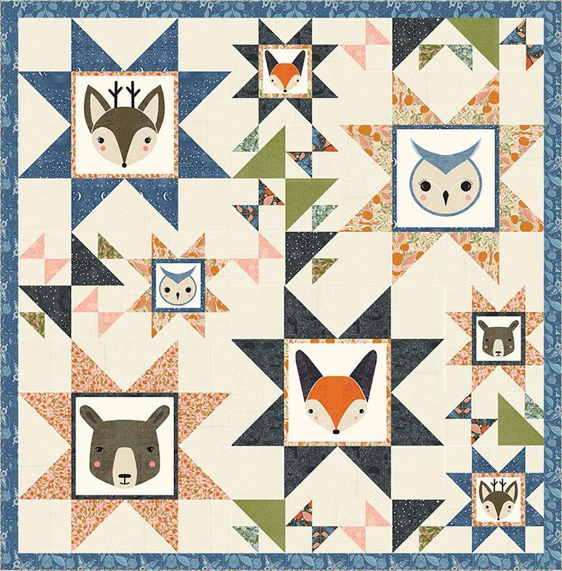 Woodland Friends Lap Quilt Kit