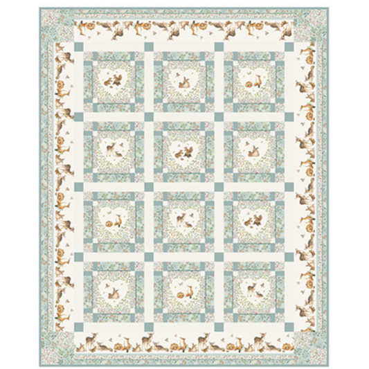 Woodland Heartbrook Quilt Kit - Lap Size