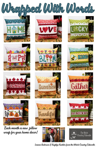 Wrapped With Words Block of the Month - Start Up Fee