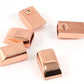 Zipper/Cord Ends - Copper - EBCAP-3CP