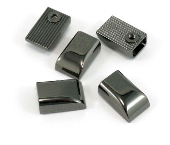 Zipper/Cord Ends - Gunmetal - EBCAP-3GM