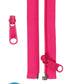 Zipper - 50" Separating + Extra Slide - Lipstick # ZIP50-250