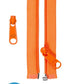 Zipper - 50" Separating + Extra Slide - Pumpkin # ZIP50-287