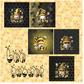 Zipper Bag Panel Bees Gnomes Watercolor  New Style 420 10panels