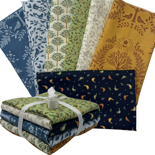 Family Tree Fat Quarter Bundle - Dark Colorway