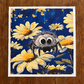 Flower Bugs Chapstick Gift Card - Blue Spider