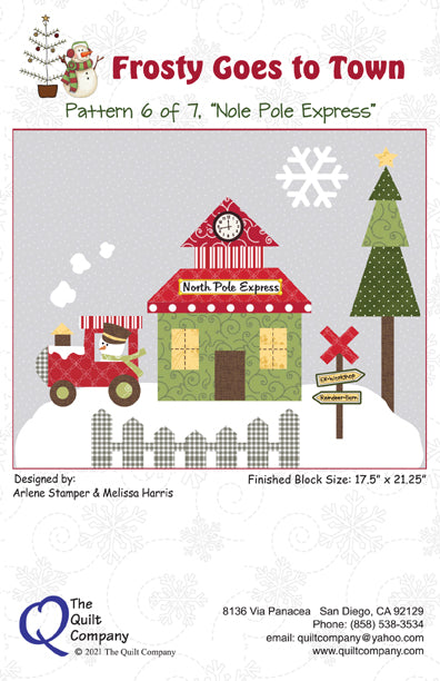 Frosty Goes to Town Block of the Month - Full Kit w/Accessory Pack