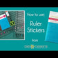 GEasy Ruler Stickers - GE-1100