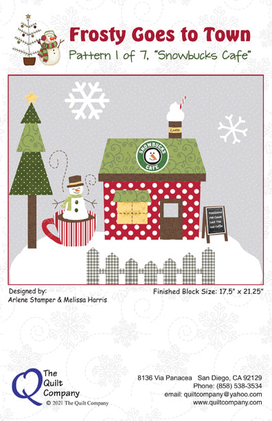 Frosty Goes to Town Block of the Month - Full Kit w/Accessory Pack