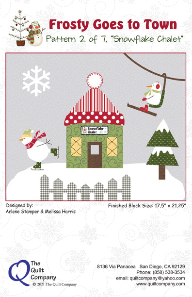 Frosty Goes to Town Block of the Month - Full Kit w/Accessory Pack